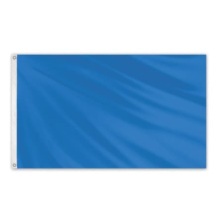 Global Flags Unlimited Solid Color Outdoor Nylon Flag 3' x 5' - French Blue 204636